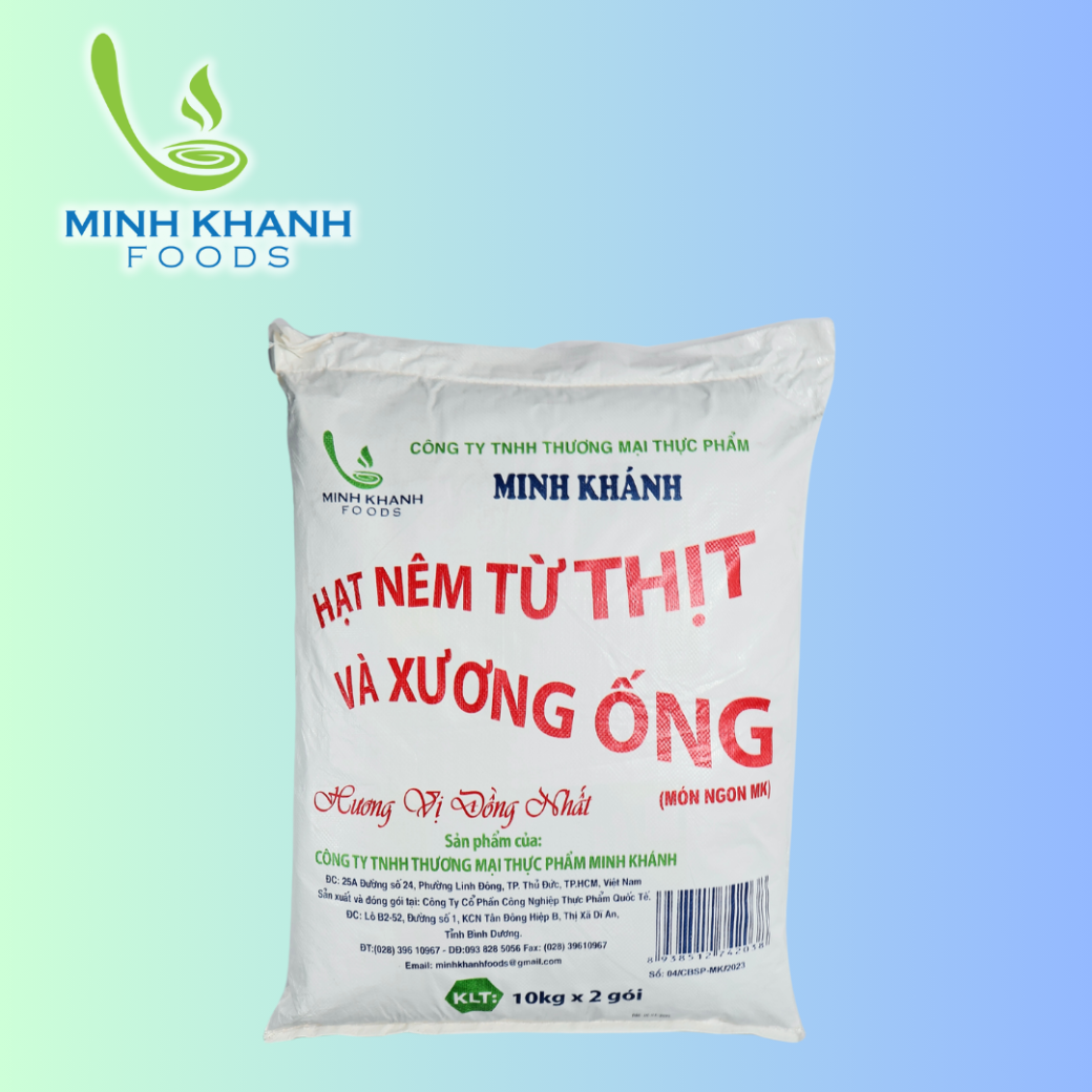 Hạt nêm từ thịt và nước cốt xương hầm 20kg